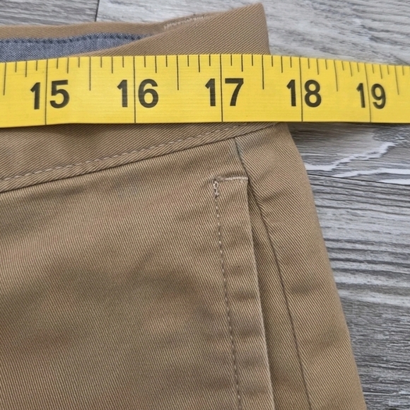 14th & Union Wallin Stretch Twill Khaki Chino Pants Tan Slim Fit Sz 34 x 30 - Picture 8 of 11